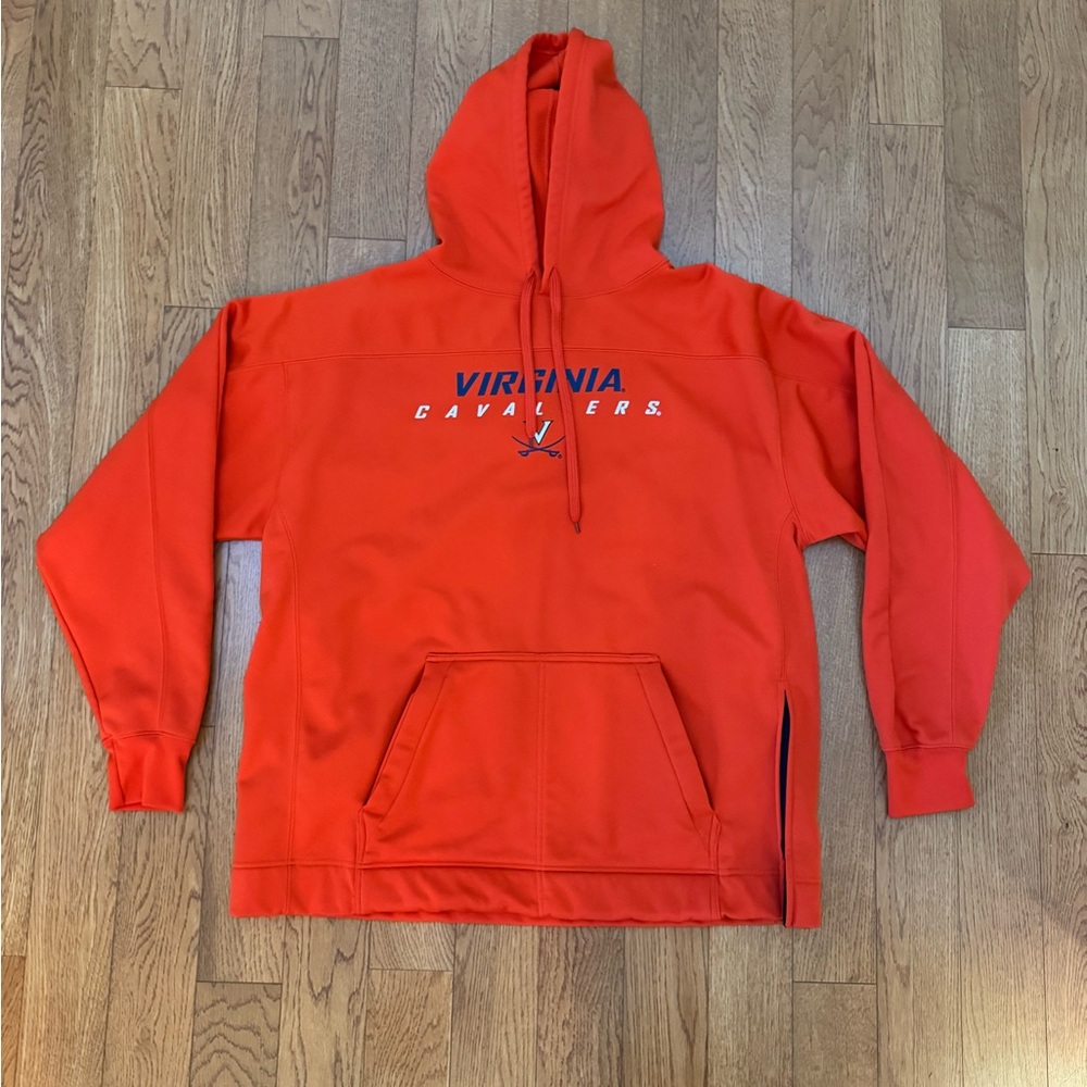 Vintage Virginia J. America Vivid Orange Sports Hoodie